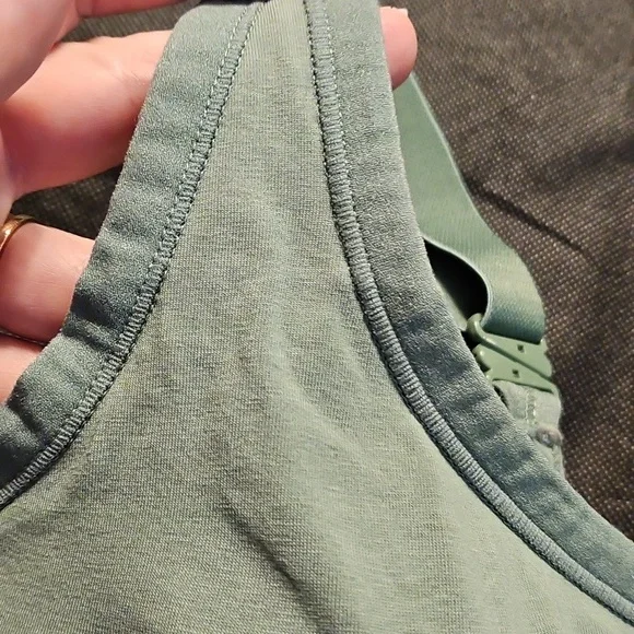Cuddl Duds Sage Green Soft Cup Or Sports Bra - Picture 4 of 14